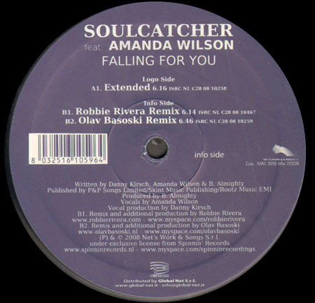SOULCATCHER - Falling For You, Feat. Amanda Wilson