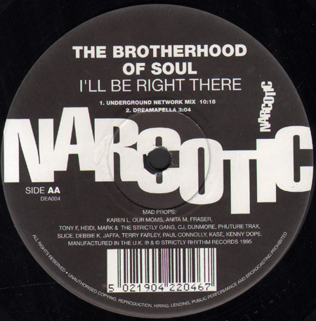BROTHERHOOD OF SOUL - I'll Be Right There