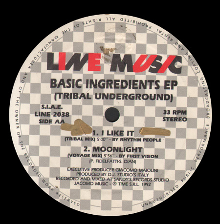 VARIOUS - Basic Ingredients EP (Tribal Underground)