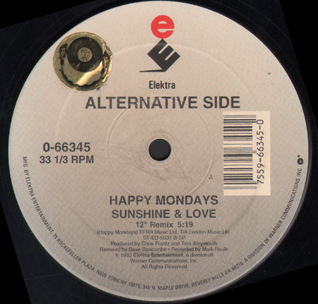 HAPPY MONDAYS - Sunshine And Love (Heller & Farley Rmxs)