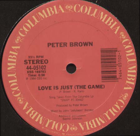 PETER BROWN - (Love Is Just) The Game
