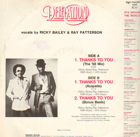 DELEGATION - Thanks To You (The 88 Mix)