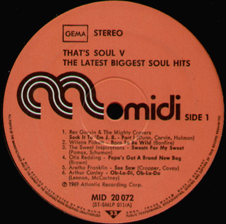 VARIOUS - That's Soul 5