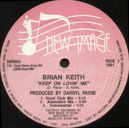 BRIAN KEITH - Runnin' In And Out Of My Life