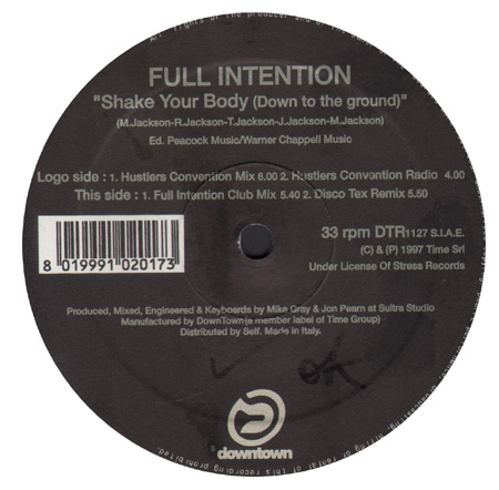 FULL INTENTION - Shake Your Body (Down To The Ground)