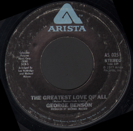 GEORGE BENSON / MICHAEL MASSER - The Greatest Love Of All / Ali's Theme