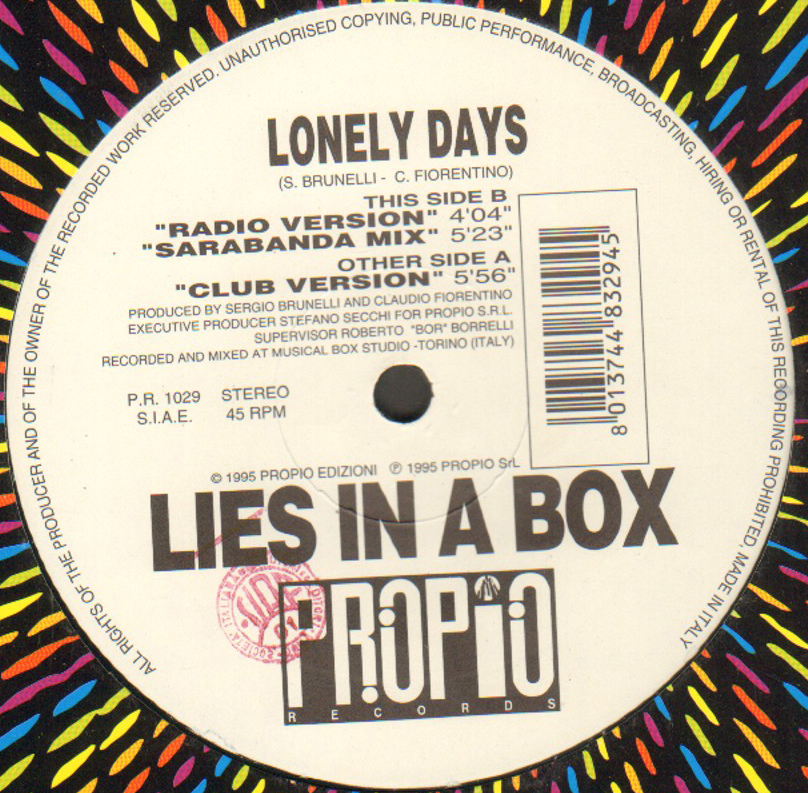 LIES IN A BOX - Lonely Days
