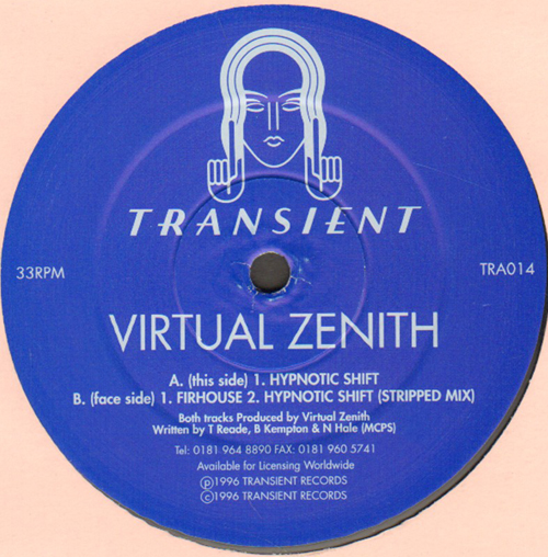 VIRTUAL ZENITH - Hypnotic Shift / Firhouse