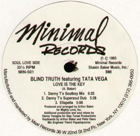 BLIND TRUTH - Love Is The Key, Feat. Tata Vega (D. Krivit , D. Tenaglia Rmxs)