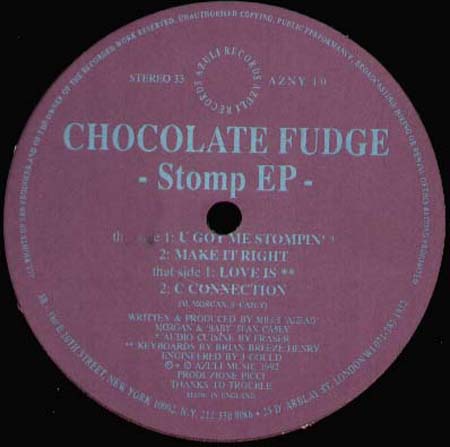 CHOCOLATE FUDGE - Stomp EP 