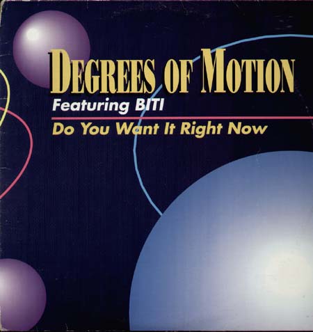 DEGREES OF MOTION - Do You Want It Right Now, Feat. Biti