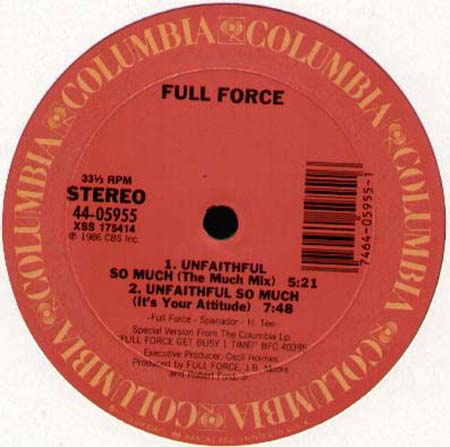 FULL FORCE - Unfaithful So Much 