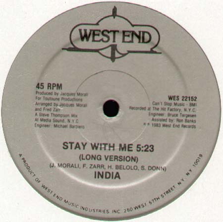 INDIA - Stay With Me