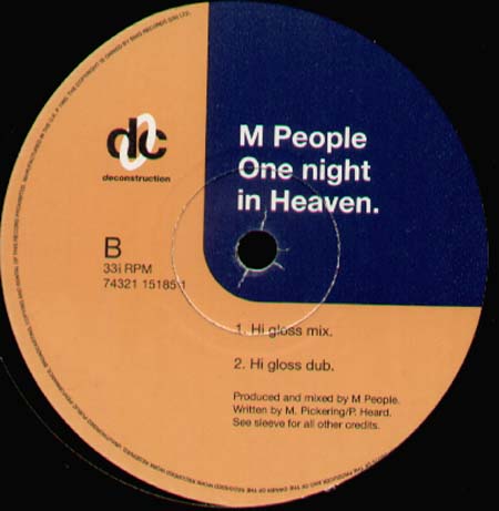 M PEOPLE - One Night In Heaven