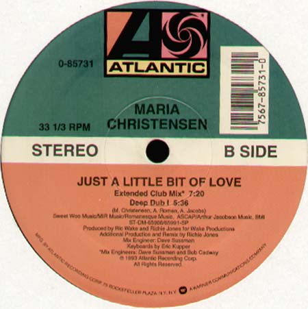MARIA CHRISTENSEN - Just A Little Bit Of Love