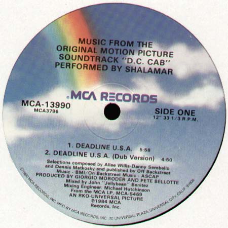 SHALAMAR / GIORGIO MORODER - Deadline U.S.A. / Knock Me On My Feet