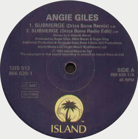 ANGIE GILES - Submerge (Driza Bone, Perfecto Rmxs)