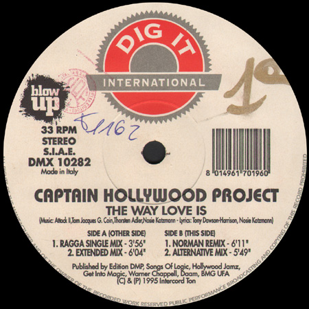 CAPTAIN HOLLYWOOD PROJECT - The Way Love Is