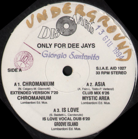 VARIOUS (CHROMANIUM / MYSTIC AREA / GROOVE ISLAND / SONIA PRADO / WALTER M LEO M / NIGHT DEPARTMENT, FEAT. EMANUEL) - Chromanium / Asia / Is Love / For Love / Proclive / Somtimes