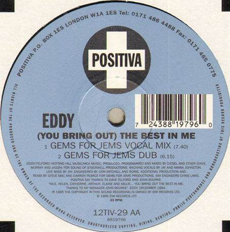 EDDY - (You Bring Out) The Best In Me