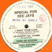 VARIOUS (LEE MARROW / TONNY MONTANA  / CARRARA / HYSTERIA) - Special For Dee Jays 13 (I Want Your Love / Cana De Azucar / You Get Me Down / Energy Express)