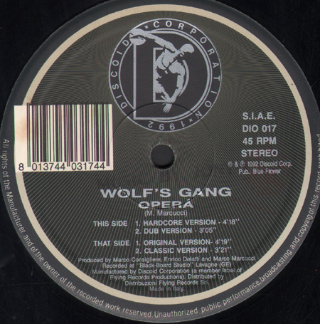 WOLF'S GANG - Opera