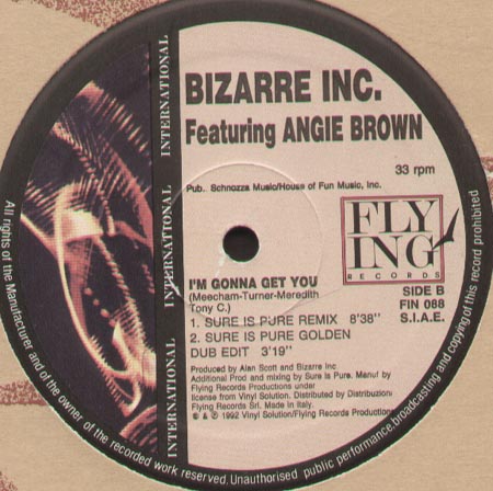 BIZARRE INC. - I'm Gonna Get You, Feat. Angie Brown (Todd Terry, Sure Is Pure Rmxs)