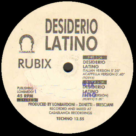 RUBIX - Desiderio Latino 