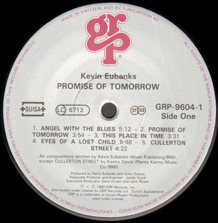 KEVIN EUBANKS - Promise Of Tomorrow