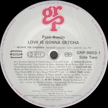 PATTI AUSTIN - Love Is Gonna Getcha