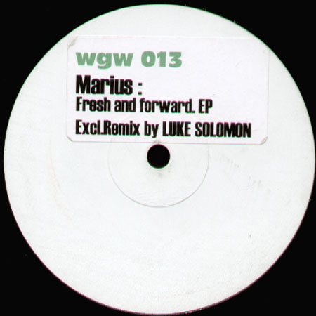 MARIUS - Fresh And Forward EP
