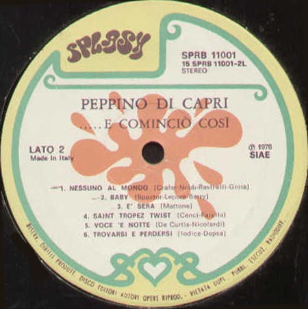 PEPPINO DI CAPRI - E Comincio' Cosi'