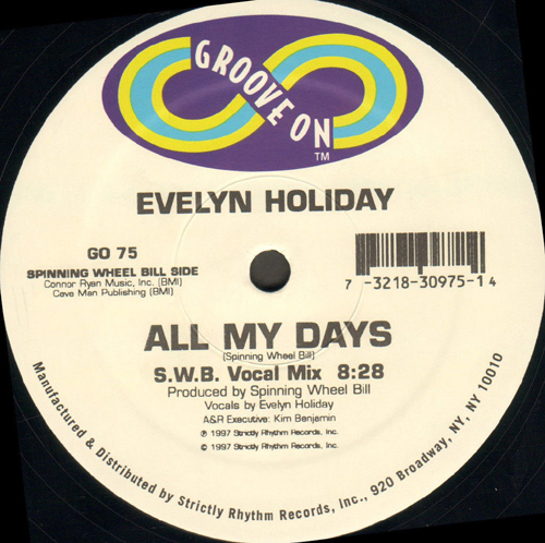 EVELYN HOLIDAY - All My Days