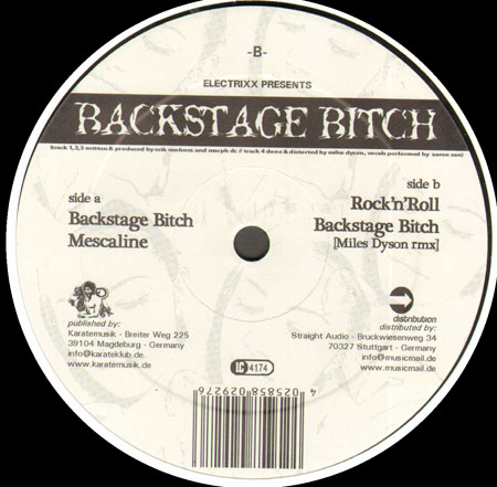 ELECTRIXX - Backstage Bitch