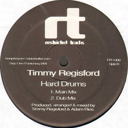 TIMMY REGISFORD - Hard Drums