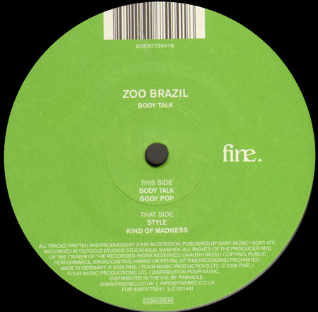 ZOO BRAZIL - Body Talk EP