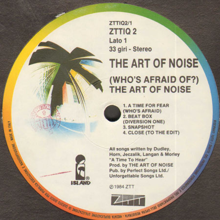 ART OF NOISE - (Who's Afraid Of?) The Art Of Noise!