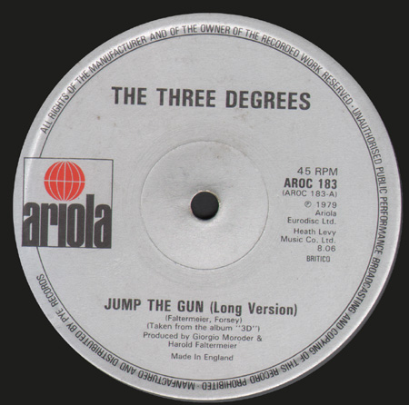 THE THREE DEGREES - Jump The Gun