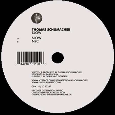 THOMAS SCHUMACHER - Slow