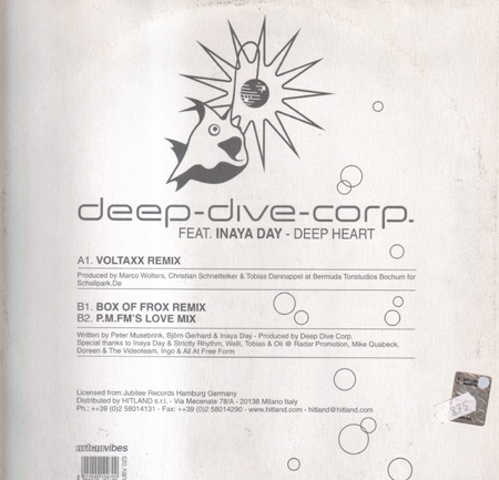 DEEP DIVE CORP - Deep Heart, Feat. Inaya Day