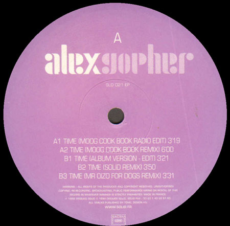 ALEX GOPHER - Time (Solid, Mr Oizo Rmxs)