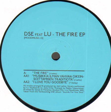 DSE (DEEP SENSUOUS ENSEMBLE) - The Fire EP, Featuring Lu  
