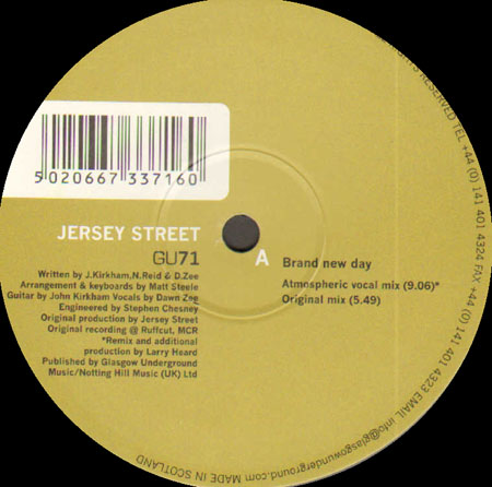 JERSEY STREET - Brand New Day (Larry Heard Rmx)