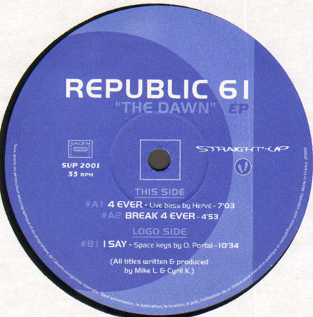 REPUBLIC 61 - The Dawn EP