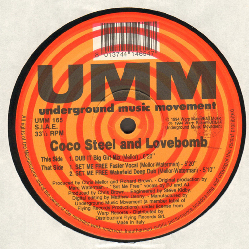 COCO STEEL AND LOVEBOMB - Dub It / Set Me Free