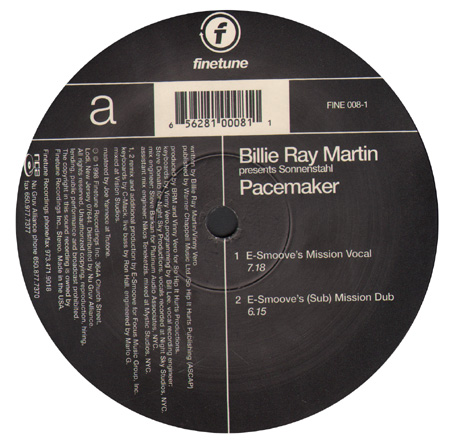 BILLIE RAY MARTIN - Pacemaker, Presents Sonnenstahl (E-Smoove Rmx)