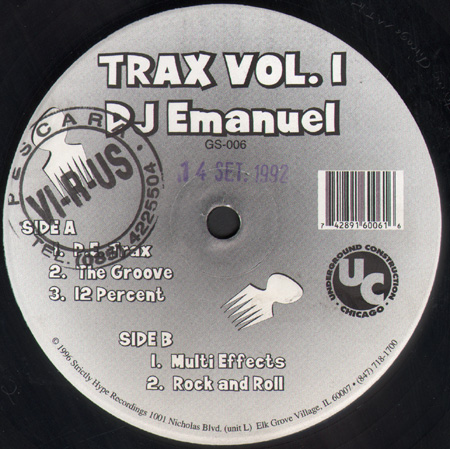 DJ EMANUEL - Trax Vol.1