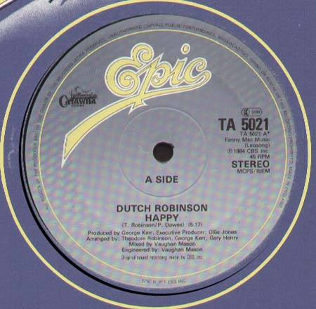 DUTCH ROBINSON - Happy
