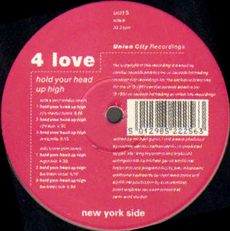 4 LOVE - Hold Your Head Up High