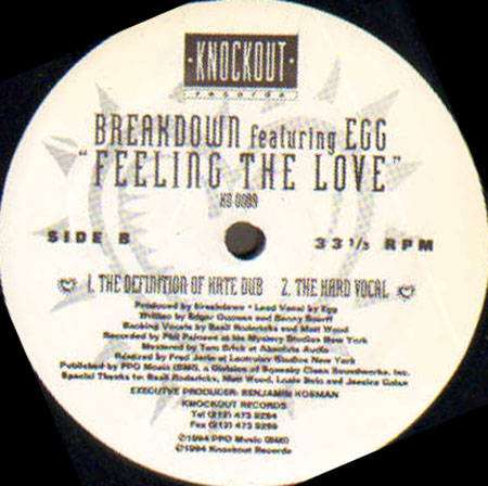 BREAKDOWN - Feeling The Love, Feat. Egg